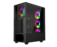 GEMBIRD Midi Tower Fornax 4000 ARGB czarna CCC-FC-4000 - 1244459 - zdjęcie 3